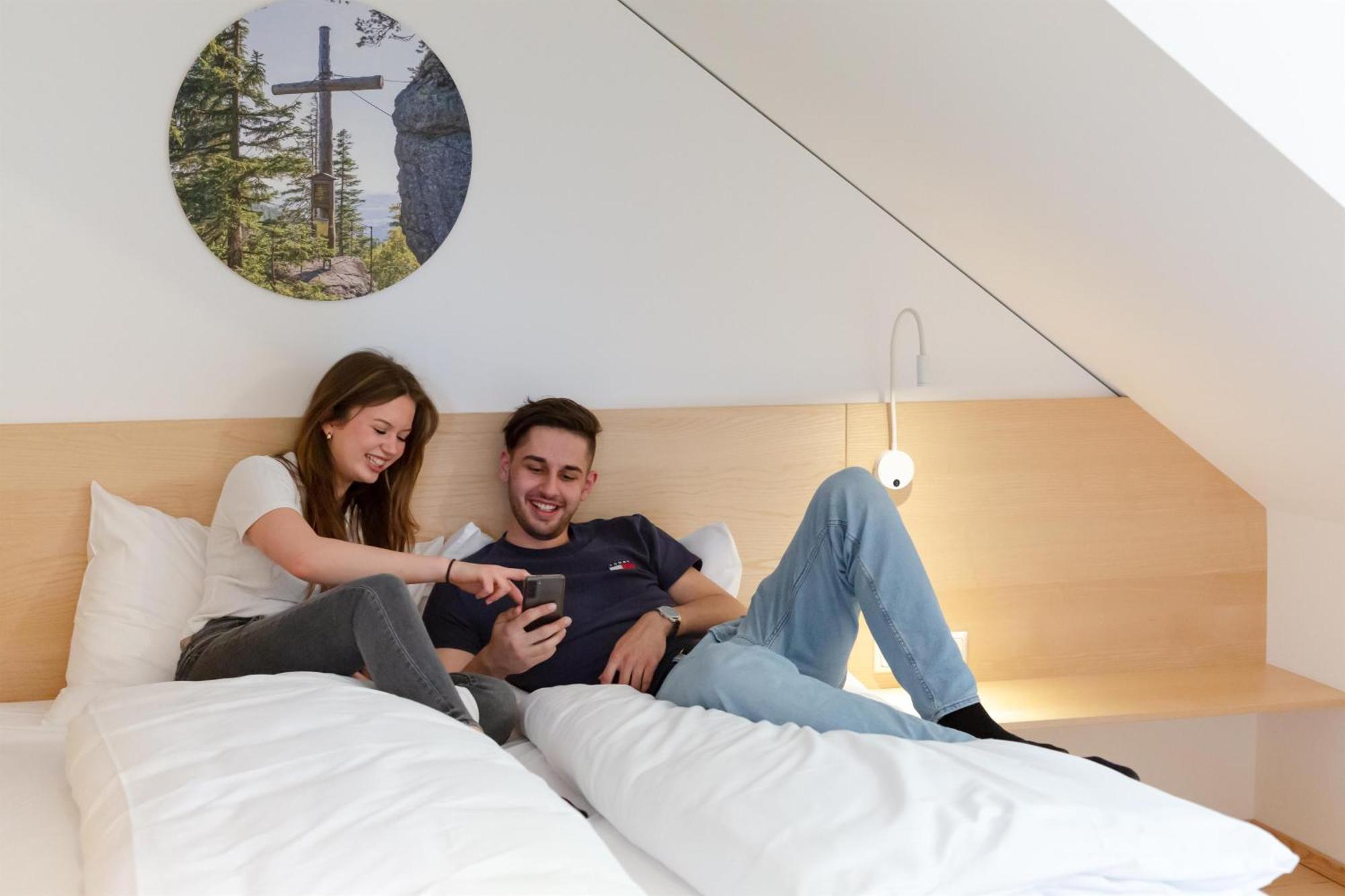 Forsthaus Apartments - Ski + Bike & Hike クラファー・アム・ホッホフィヒト エクステリア 写真