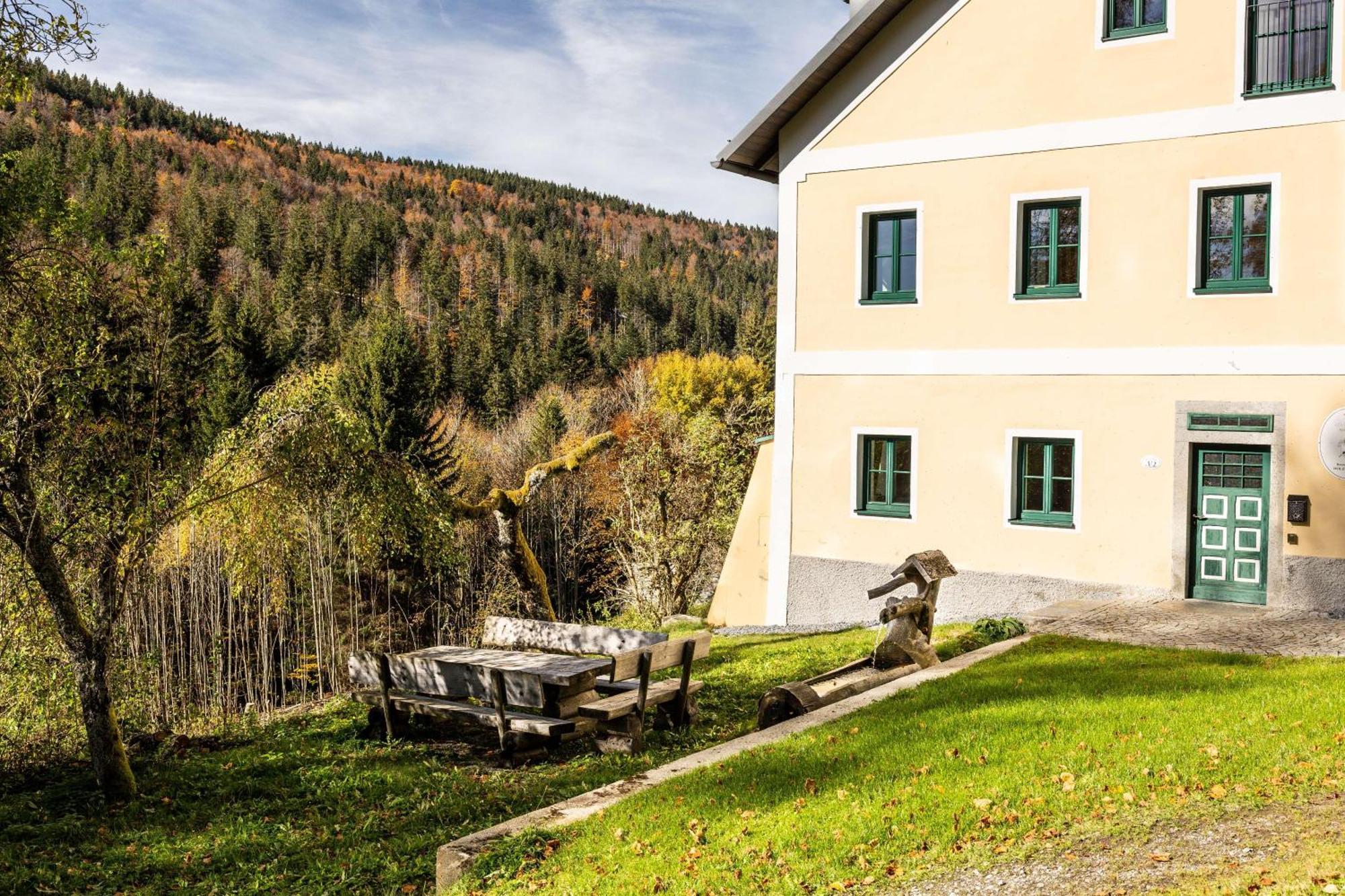 Forsthaus Apartments - Ski + Bike & Hike クラファー・アム・ホッホフィヒト エクステリア 写真